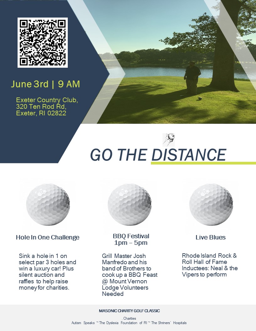 Golf Classic Flyer with event information